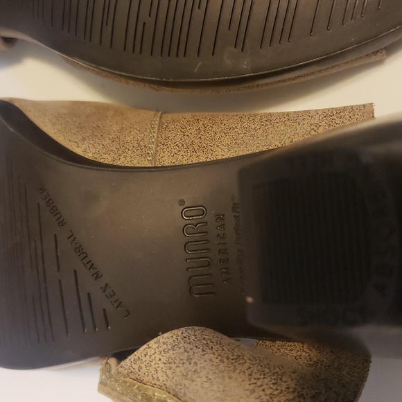 SH198 Munro Shimmering Beige Women's Sandals - Picture 10 of 12